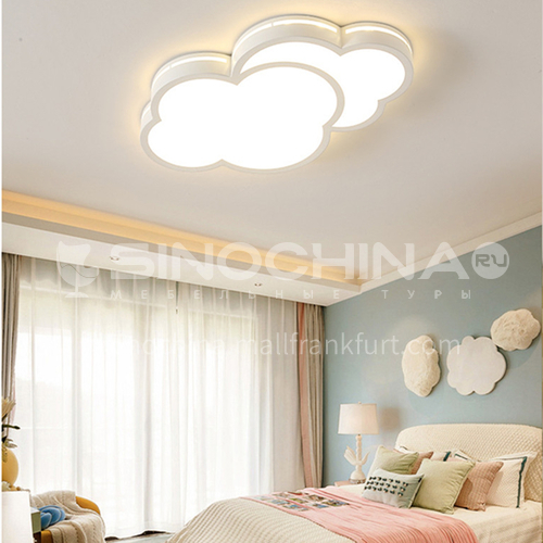 Cartoon ceiling lamp creative bedroom simple modern cloud room light-DDBE-P-1587
